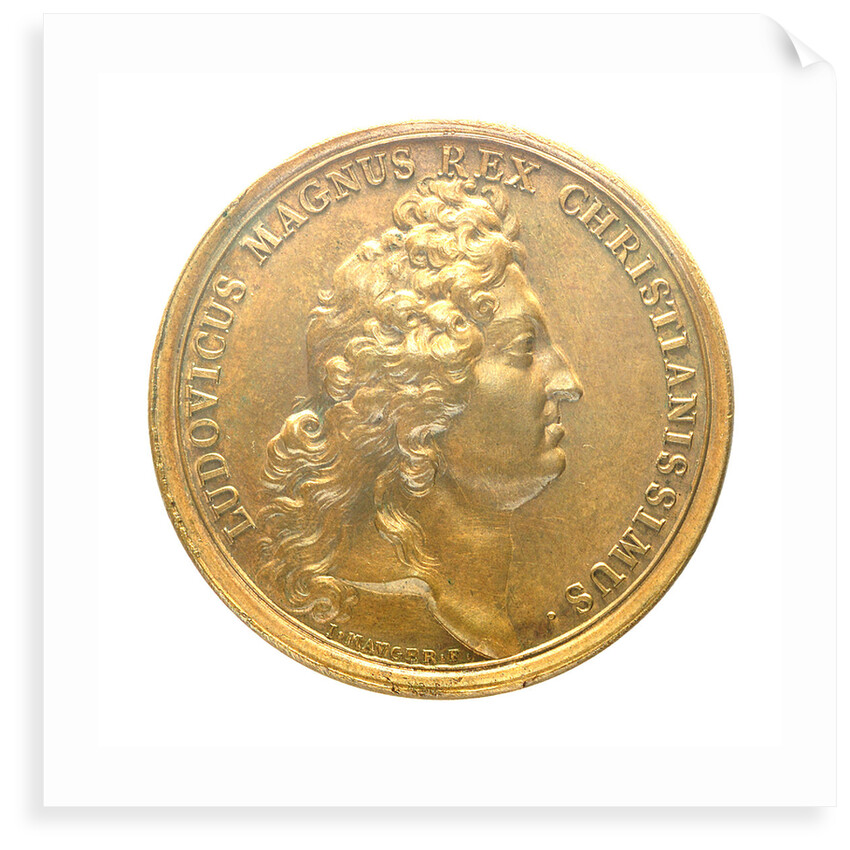 Medal commemorating Brest being made a naval base; obverse by J. Mauger