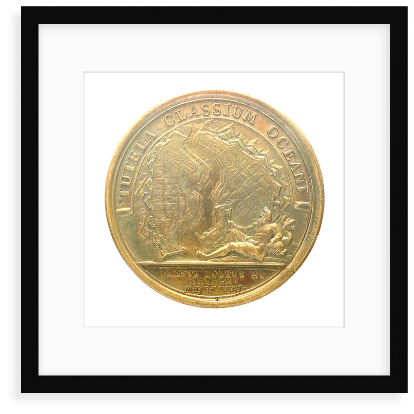 Medal commemorating Brest being made a naval base; reverse by J. Mauger