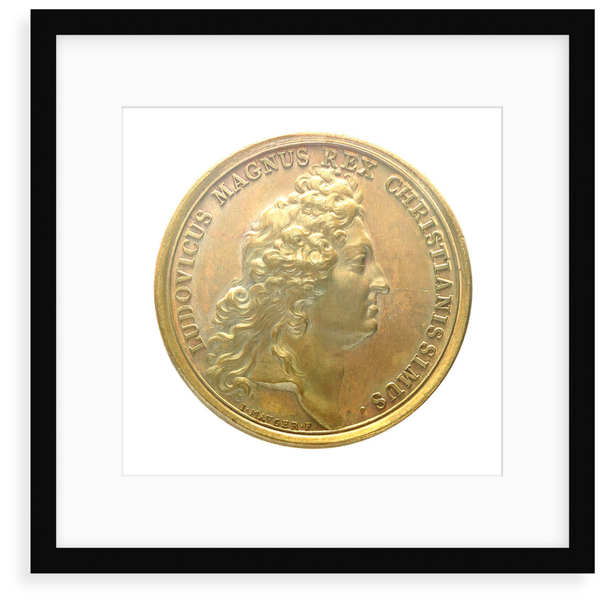 Medal commemorating the Tripoli pirates defeated at Chios, 1681; obverse by J. Mauger