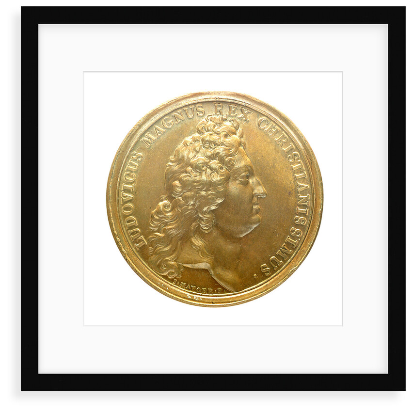 Medal commemorating the bombardment of Genoa, 1684; obverse by J. Mauger