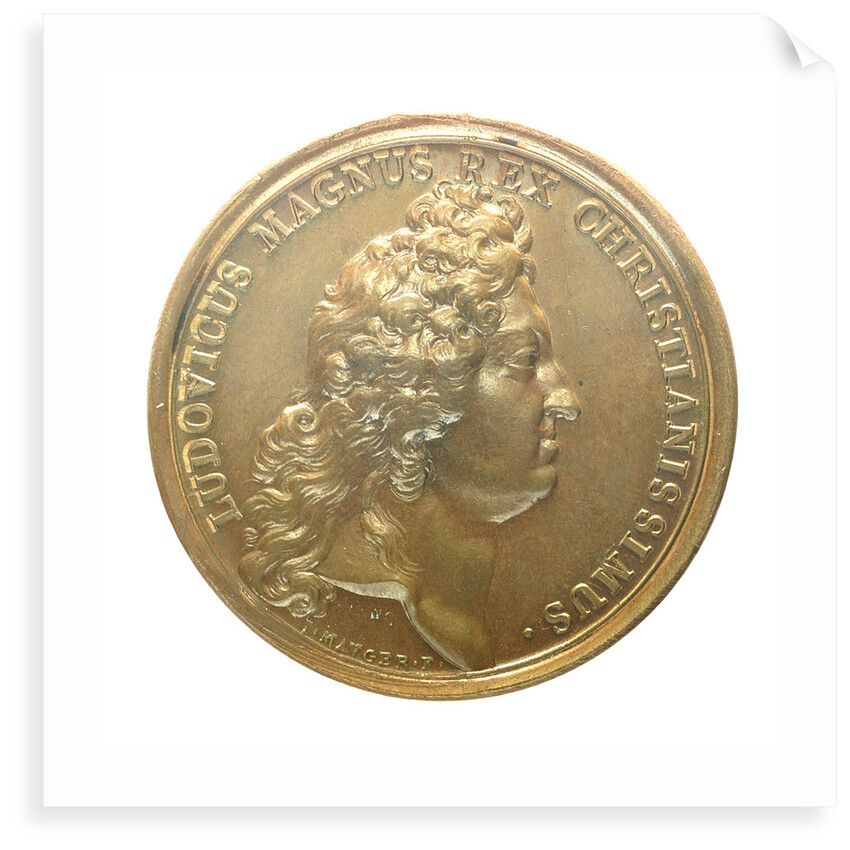 Medal commemorating the Peace with Algiers, 1684; obverse by J. Mauger