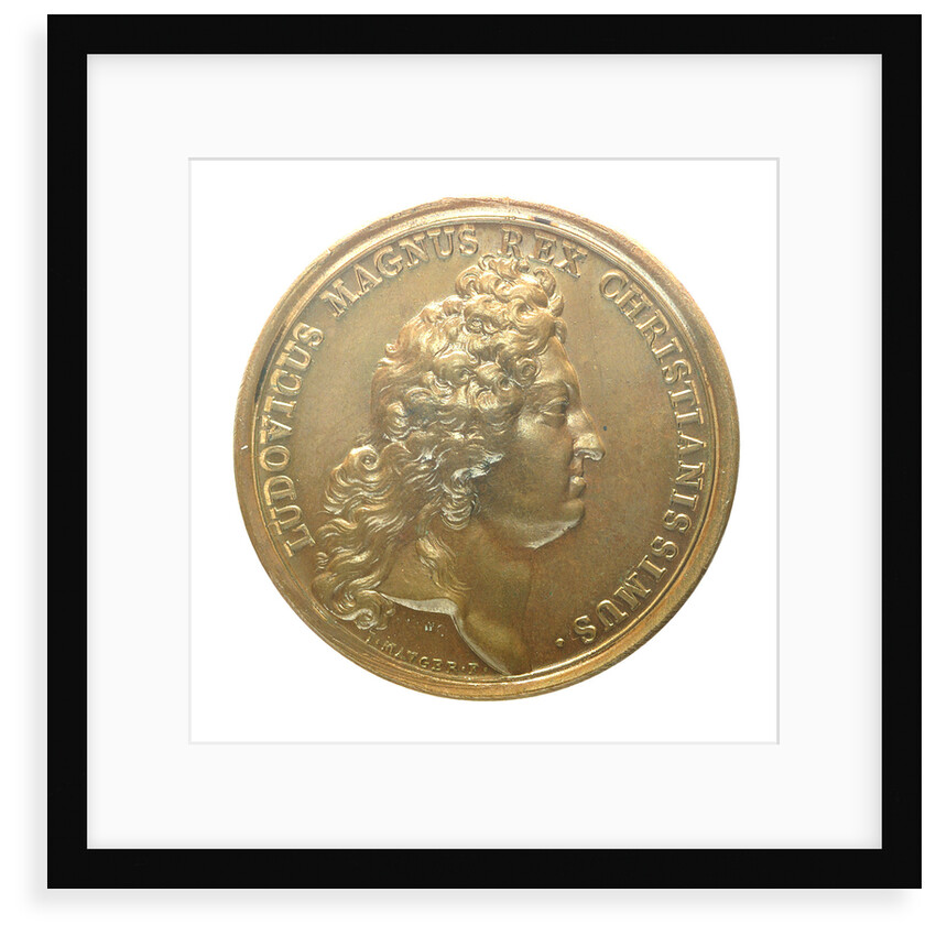 Medal commemorating the Peace with Algiers, 1684; obverse by J. Mauger