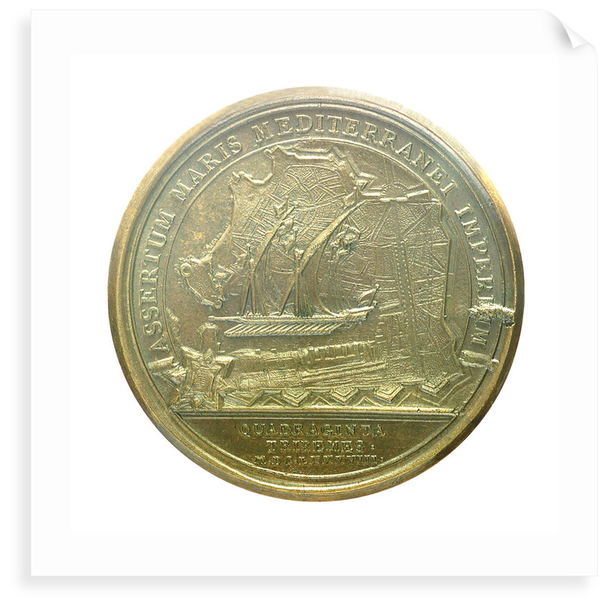Medal commemorating forty galleys being equipped at Marseilles; reverse by J. Mauger