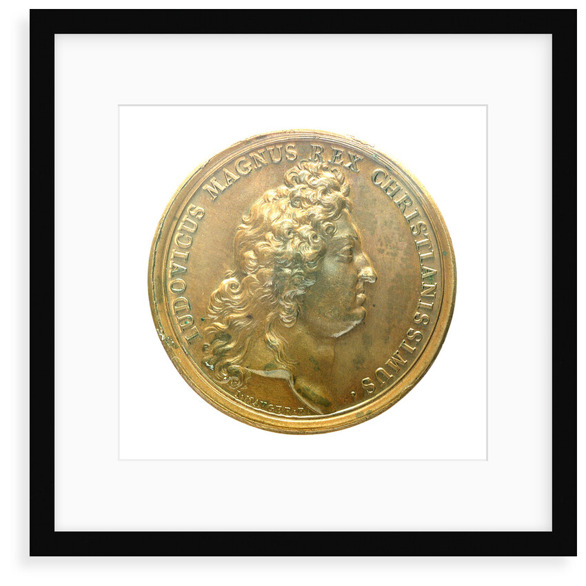 Medal commemorating the action off Beachy Head, 1690; obverse by J. Mauger