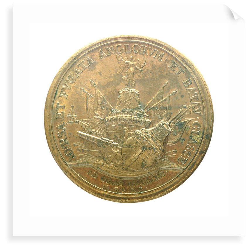 Medal commemorating the action off Beachy Head, 1690; reverse by J. Mauger
