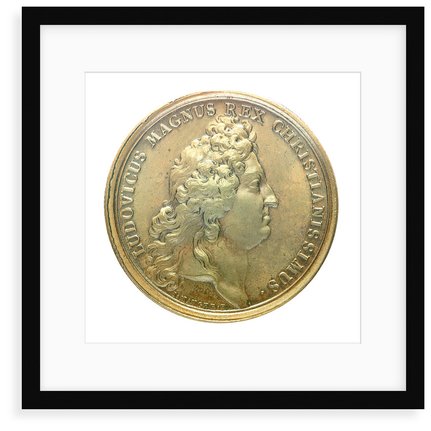 Medal commemorating the action off Beachy Head, 1690; obverse by J. Mauger