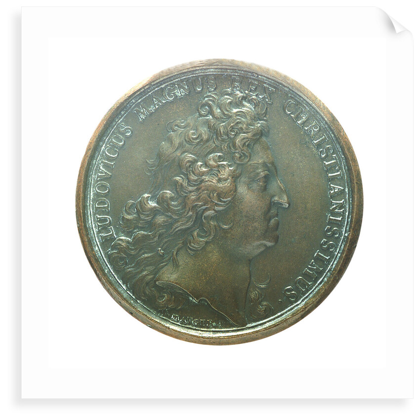 Medal commemorating the Smyrna fleet being attacked off Gibraltar, 1693; obverse by J. Mauger