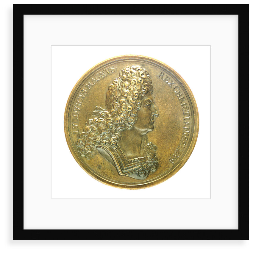 Medal commemorating the Expedition to Brest, 1694; obverse by H. Roussel