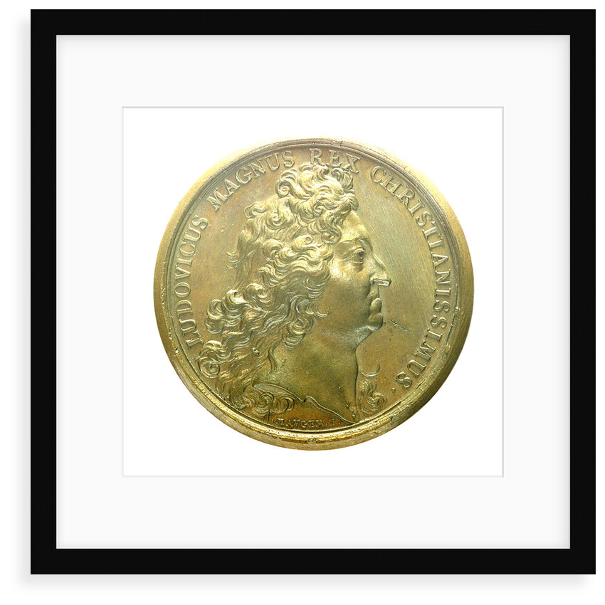 Medal commemorating the Expedition to Brest, 1694; obverse by J. Mauger