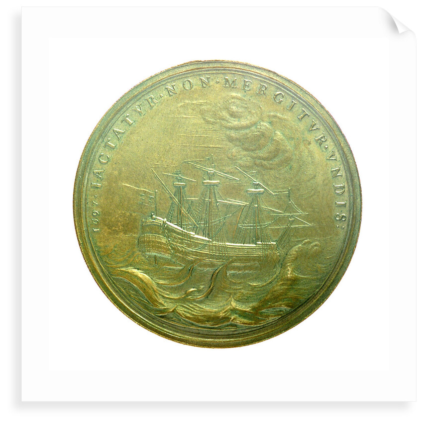 Medal commemorating James, Prince of Wales; reverse by N. Roettier