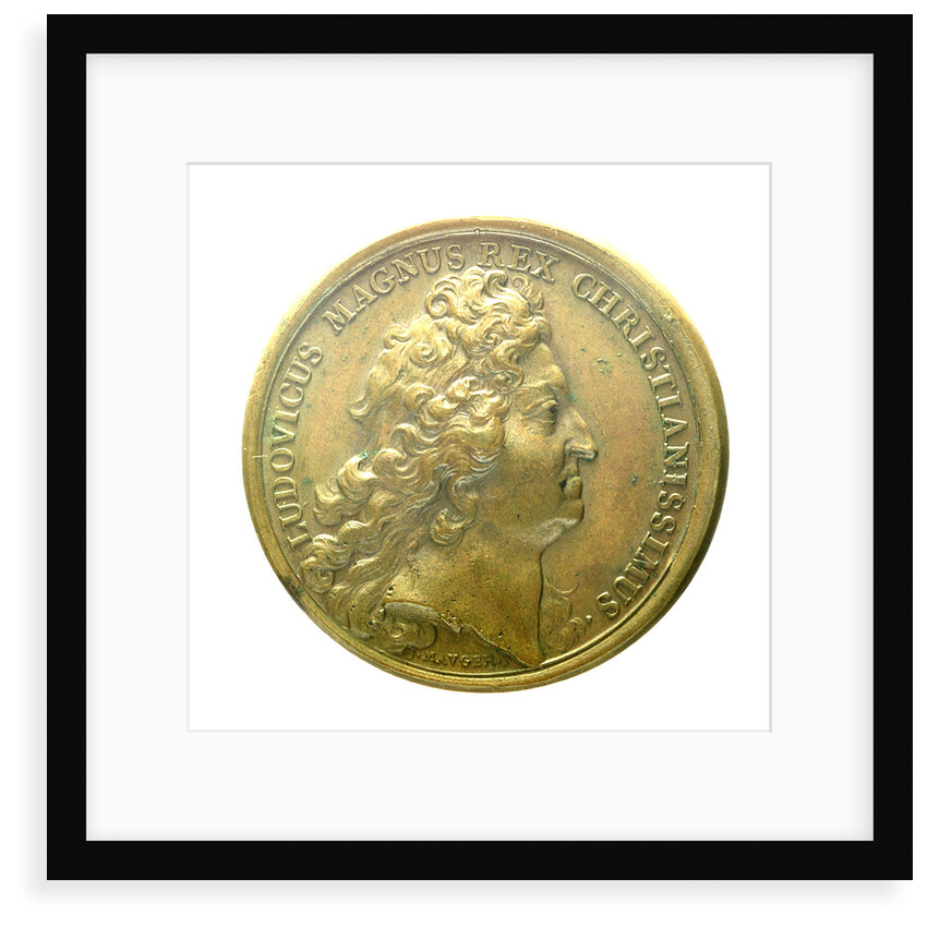 Medal commemorating the capture of Barcelona, 1697; obverse by J. Mauger