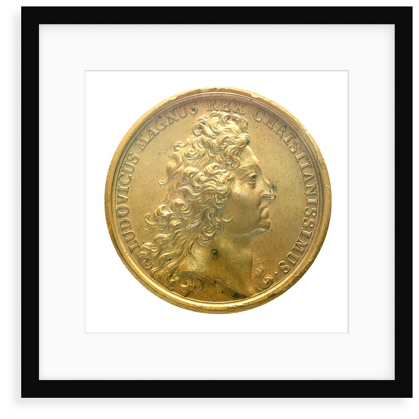 Medal commemorating the action off Malaga, 1704; obverse by J.A. Meisonie