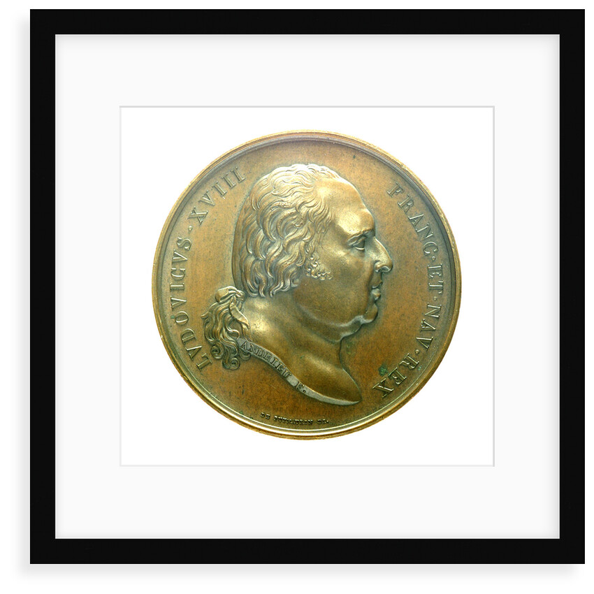 Medal commemorating the voyage of corvette, 'La Coquille', 1822; obverse by J.P. de Puymaurin