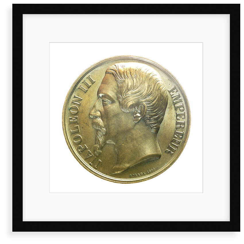 Medal commemorating the capture of Bomarsund, 1854; obverse by Valentin Maurice Borrel