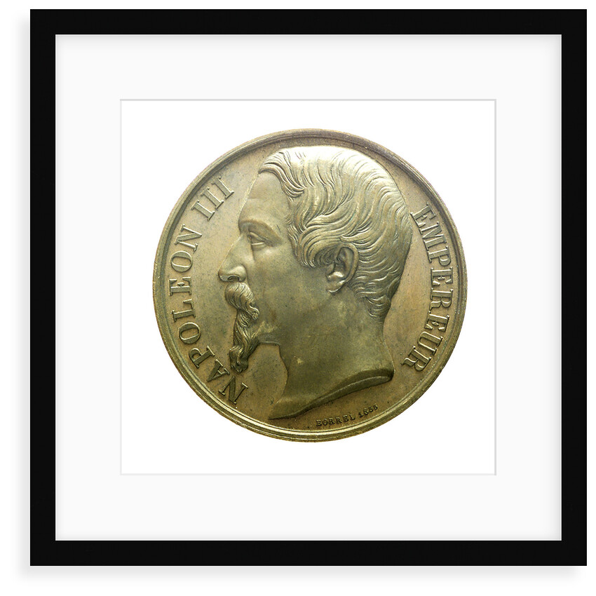 Medal commemorating the capture of Kinburn, 1855; obverse by Valentin Maurice Borrel