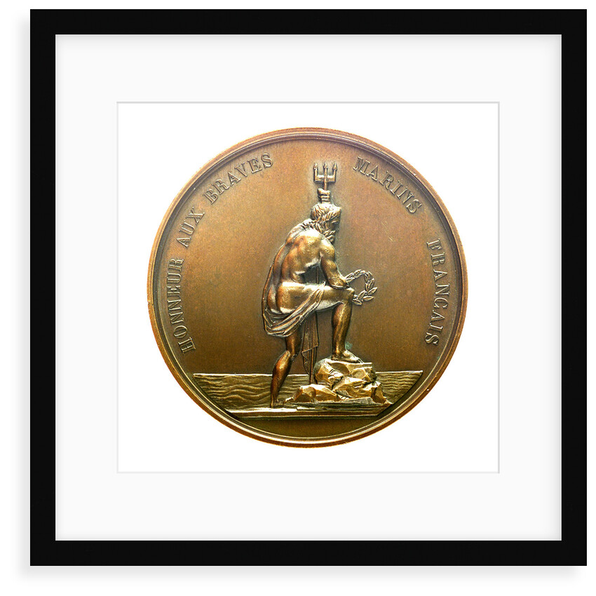 Medal commemorating the Baltic and Black Sea naval memorial, 1854-5; obverse by unknown