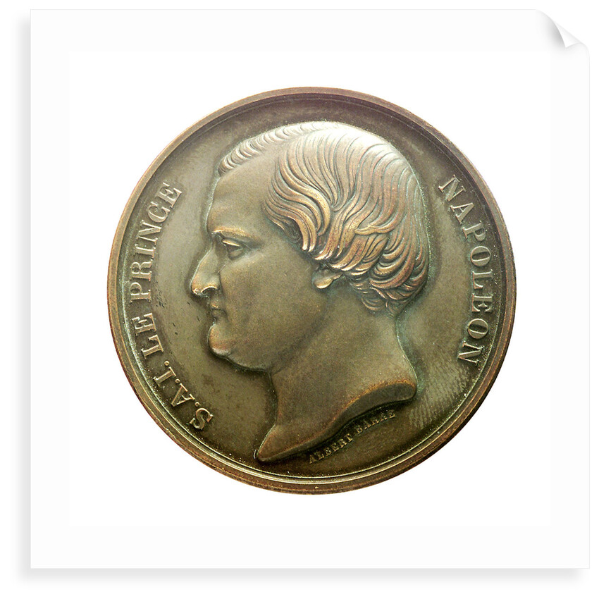 Medal commemorating the voyage of Prince Jérôme Napoleon, 1856 by Aristide Barr