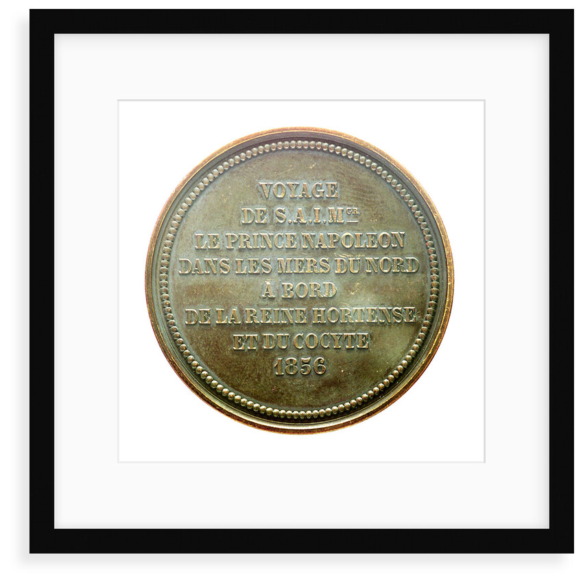 Medal commemorating the voyage of Prince Jérôme Napoleon, 1856 by Aristide Barr