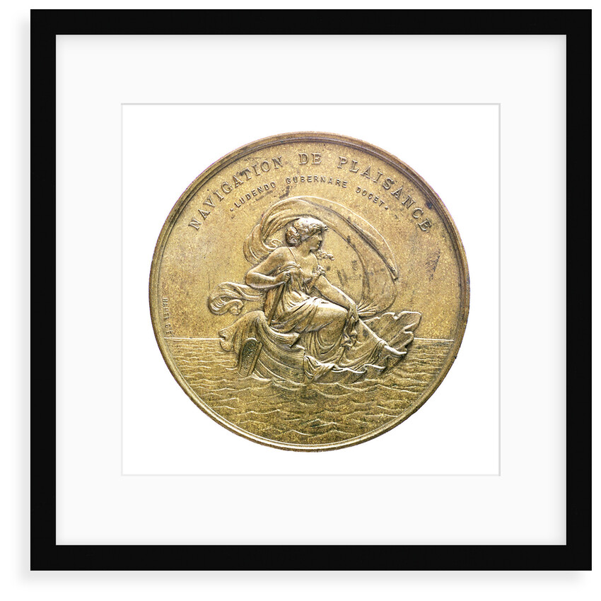Medal commemorating the Yacht Club of France; reverse by A. Hamel