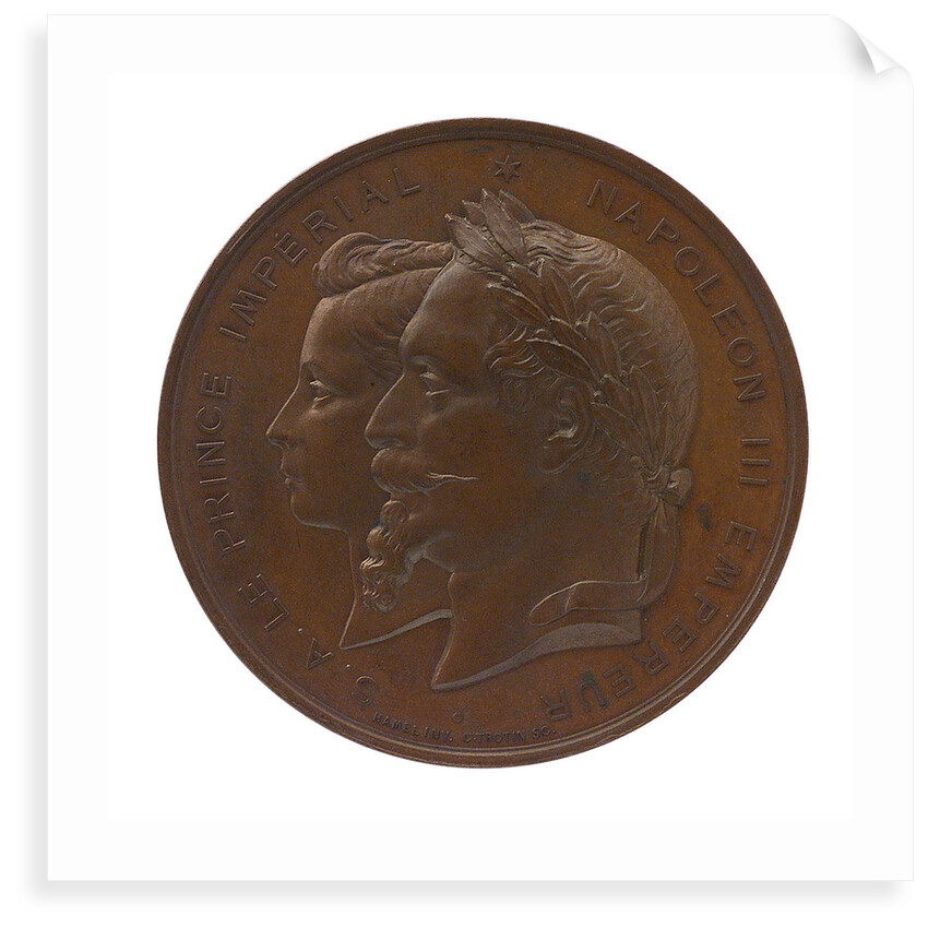 Medal commemorating the International Maritime Exhibition, Havre, 1868; obverse by C. Trotin