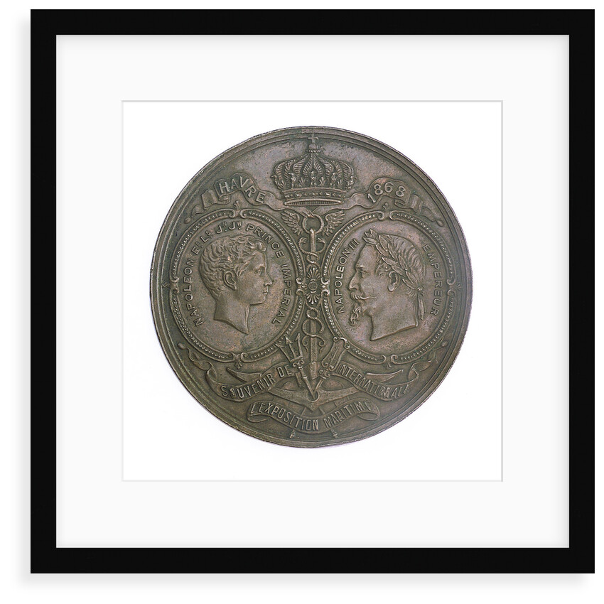 Medal commemorating the International Maritime Exhibition, Havre, 1868; obverse by A. Hamel
