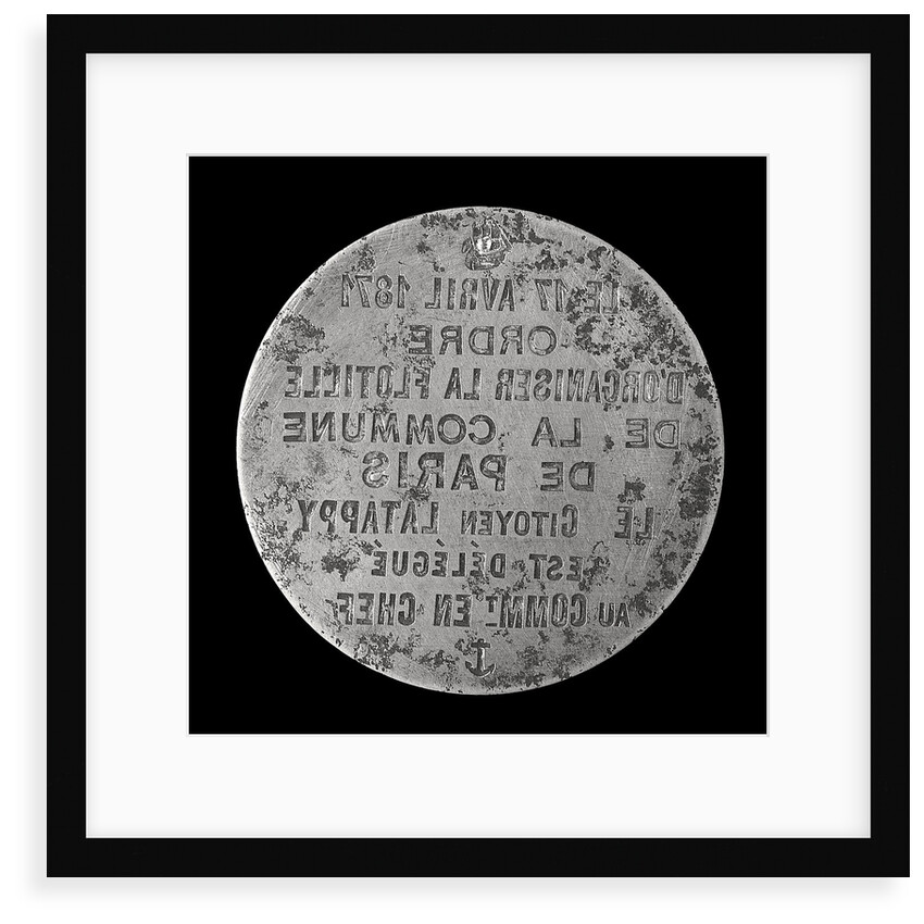 Medal die commemorating the siege of Paris, 1870-1871 and Citizen Latappy; obverse by unknown
