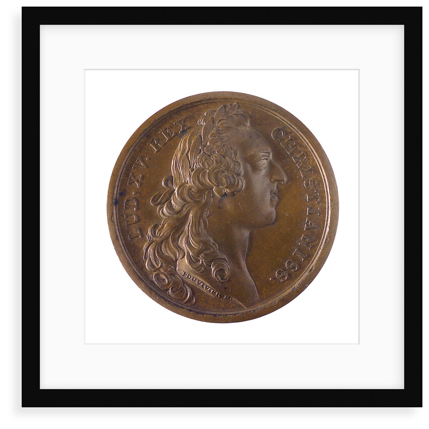 Medal commemorating the capture of Minorca, 1756; obverse by J. Duvivier