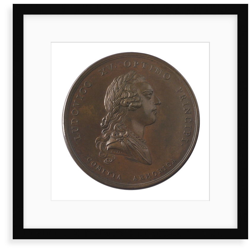 Medal commemorating the action at Saint Cast, 1758; obverse by J.C. Roettier