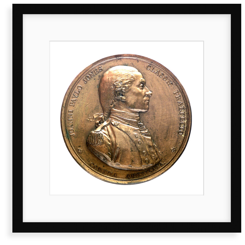 Medal commemorating the action off Flamborough Head, 1779 and Commodore John Paul Jones (1747-1792); obverse by Augustin Dupr