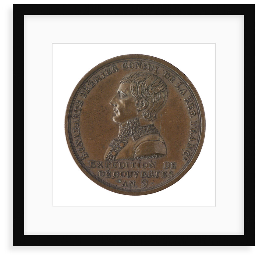 Medal commemorating Captain Nicholas Baudin's expedition to New Holland (Australia), 1801; obverse by P.A. Montagny