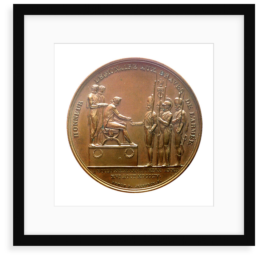 Medal commemorating the camp at Boulogne, and the planned invasion of England, 1804; obverse by D.V. Denon
