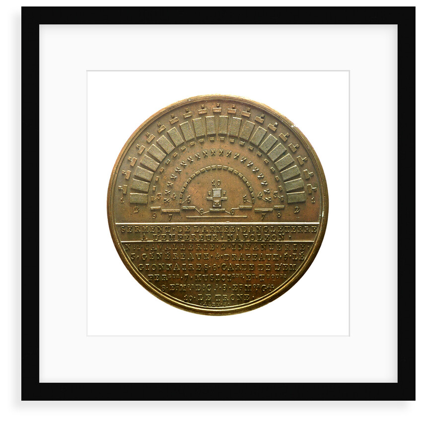Medal commemorating the camp at Boulogne, and the planned invasion of England, 1804; reverse by D.V. Denon