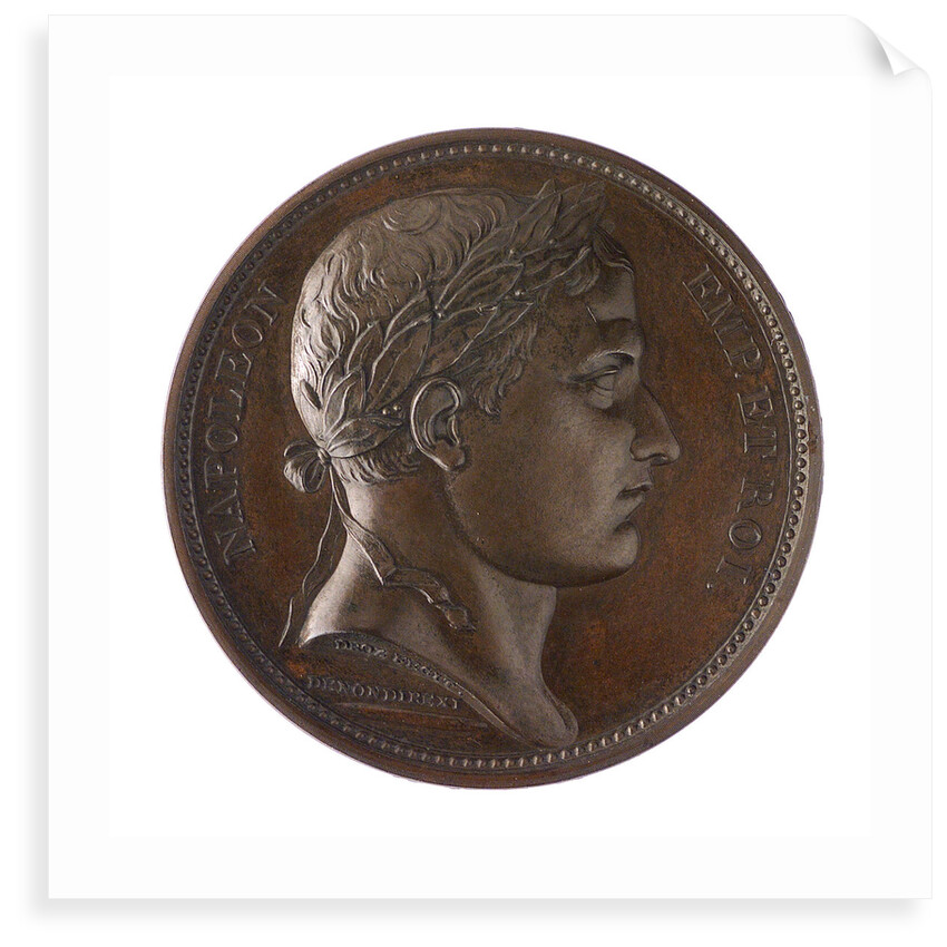 Medal commemorating the invasion of England, 1804; obverse by D.V. Denon