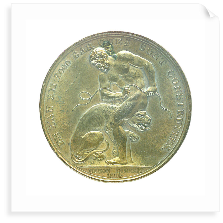 Medal commemorating the planned invasion of England, 1804; obverse by J. Jeuffroy