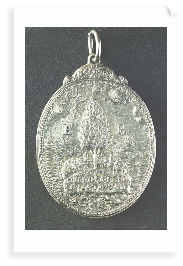 Medal commemorating dangers averted, 1589; reverse by unknown