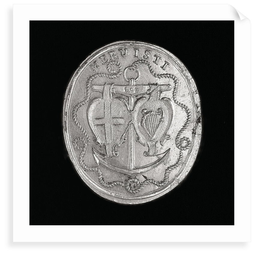 Naval reward medal; obverse by T. Simon