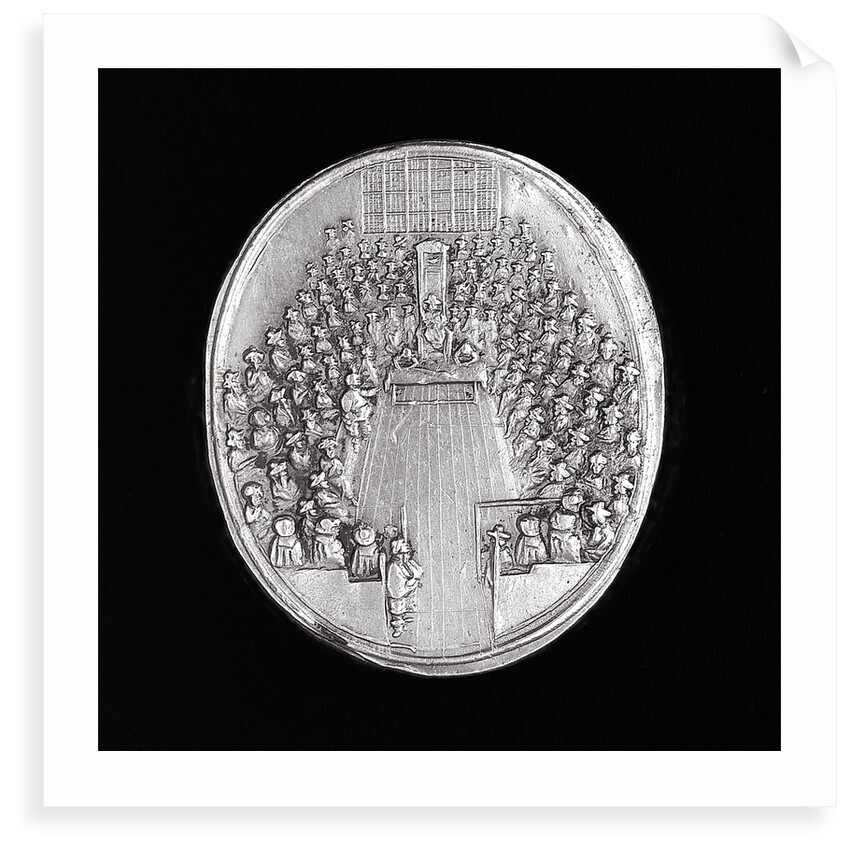 Naval reward medal; reverse by T. Simon