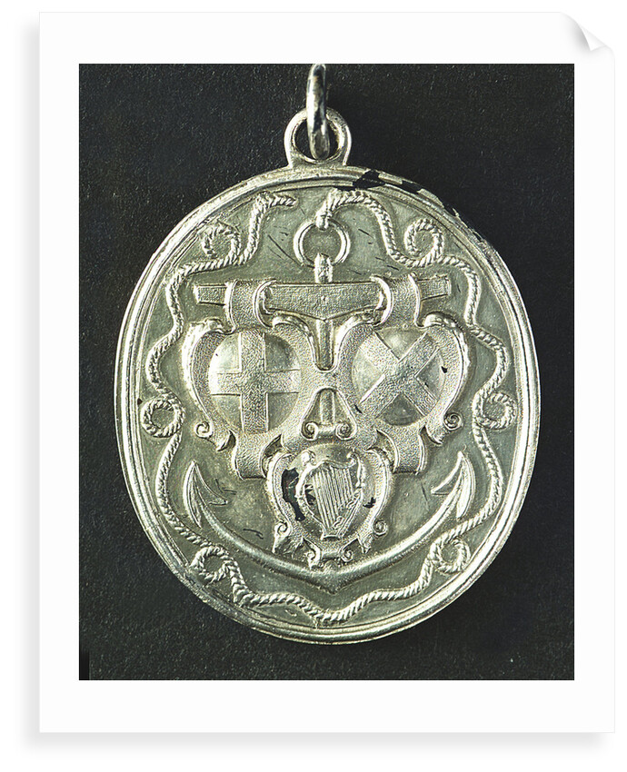 Naval reward medal; obverse by T. Simon