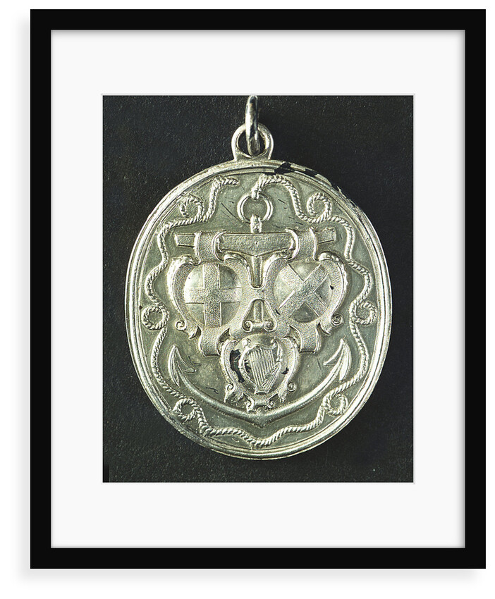 Naval reward medal; obverse by T. Simon