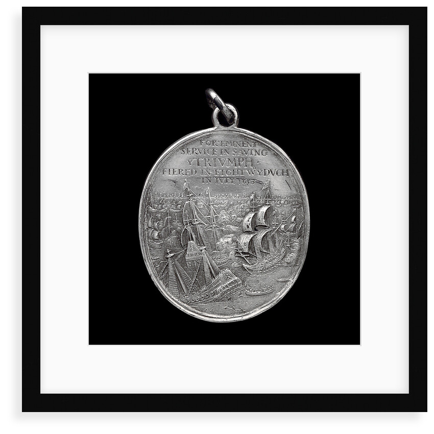 Naval reward medal; reverse by T. Simon