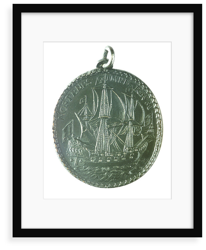 Medal commemorating the dominion of the sea; reverse by Thomas Rawlins