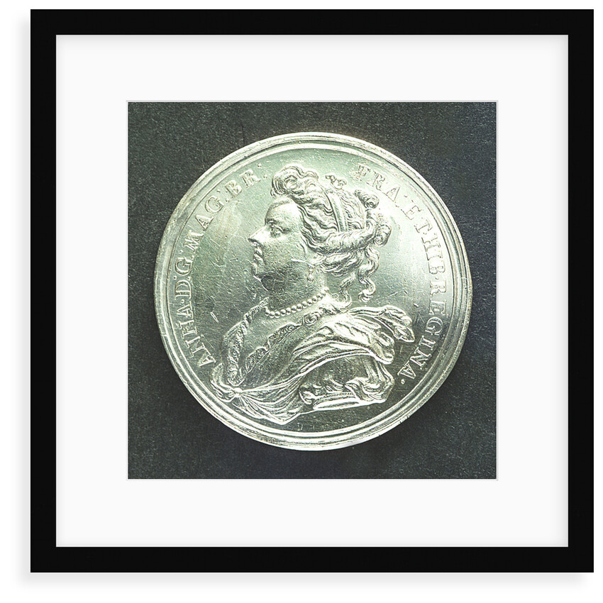 Medal commemorating Prince George of Denmark, High Admiral (1653-1708); obverse by J. Croker
