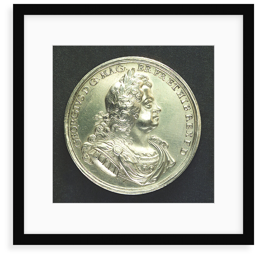 Medal commemorating the action off Cape Passaro, 1718; obverse by J. Croker