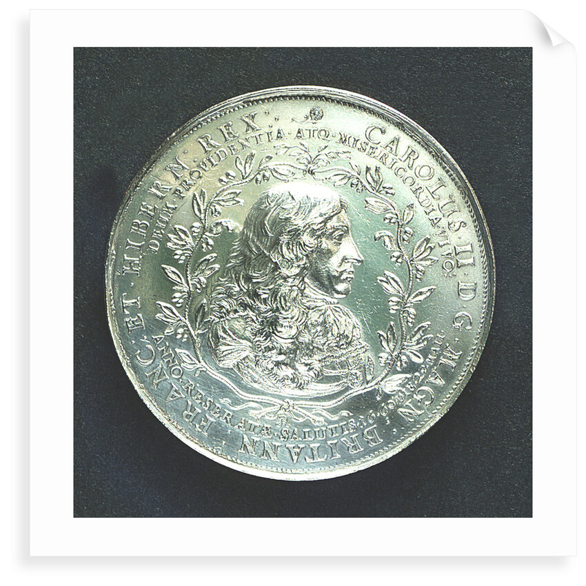 Medal commemorating the landing of King Charles II at Dover, 1660; obverse by J. Roettier