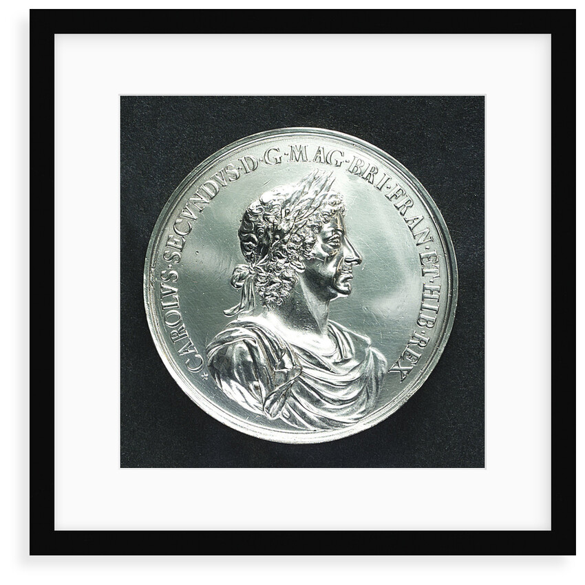 Medal commemorating the Battle of Lowestoft, 1665; obverse by J. Roettier