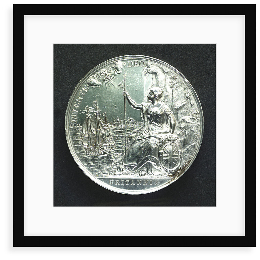 Medal commemorating the Peace of Breda, 1667; reverse by J. Roettier