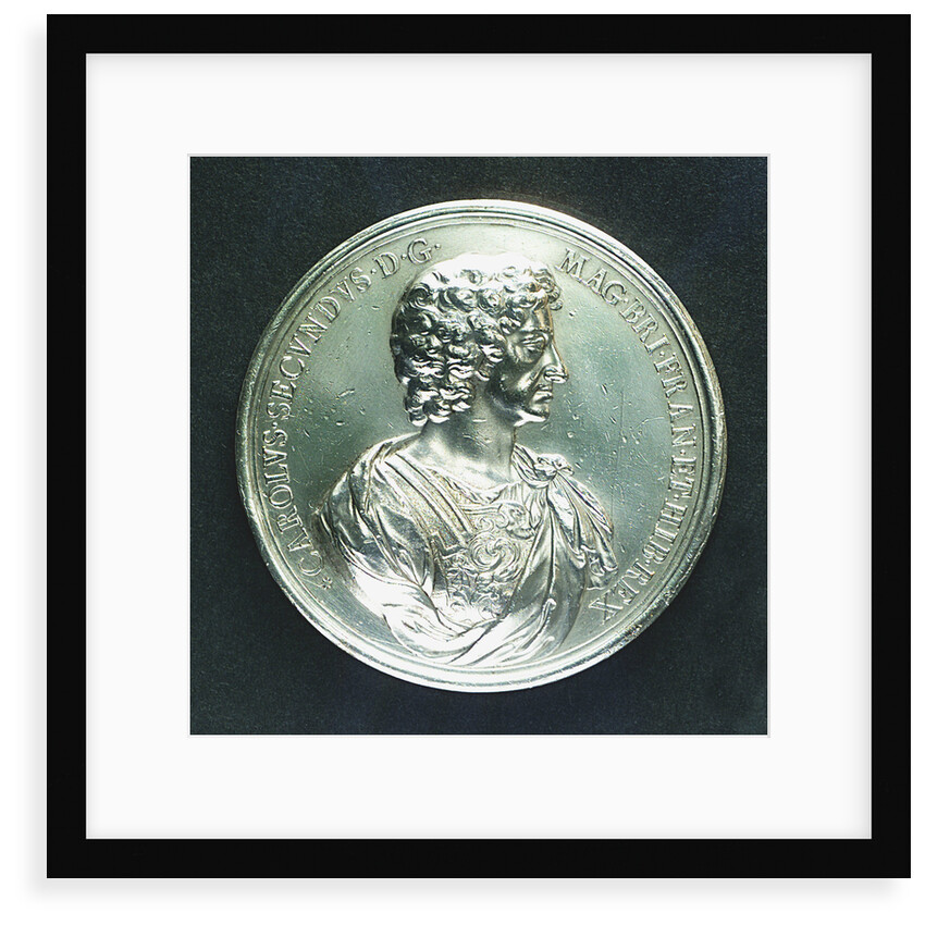 Medal commemorating Christ's Hospital; obverse by J. Roettier