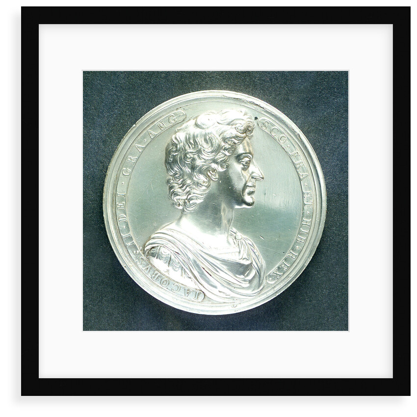 Naval and military reward medal; obverse by J. Roettier