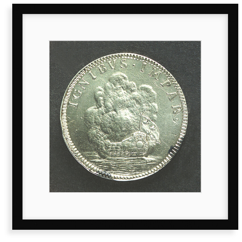 Medal commemorating the Battle of La Hogue, 1692; reverse by Jas Roettier