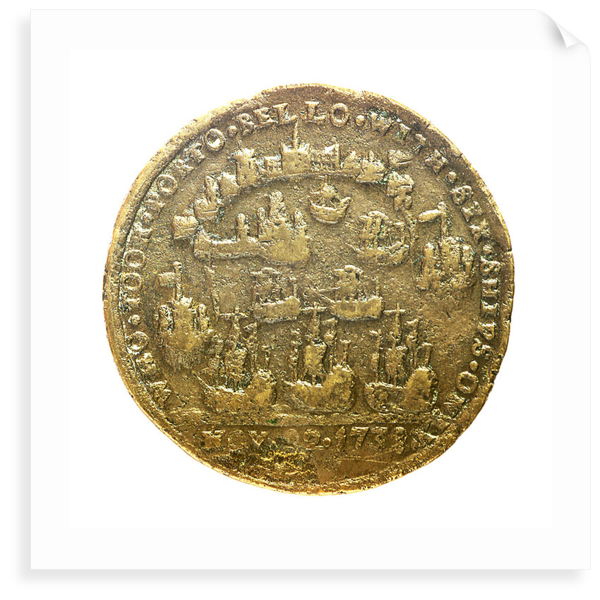 Medal commemorating Admiral Edward Vernon (1684-1757) and the capture of Porto Bello, 1739; reverse by unknown